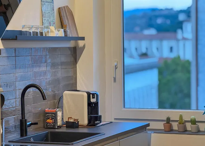 Relax Con Vista Sulla Citta 公寓 *